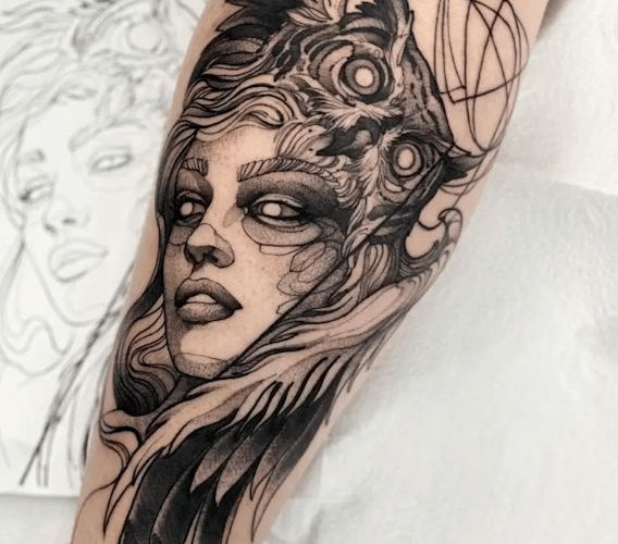 Tatuagem Grega Masculina