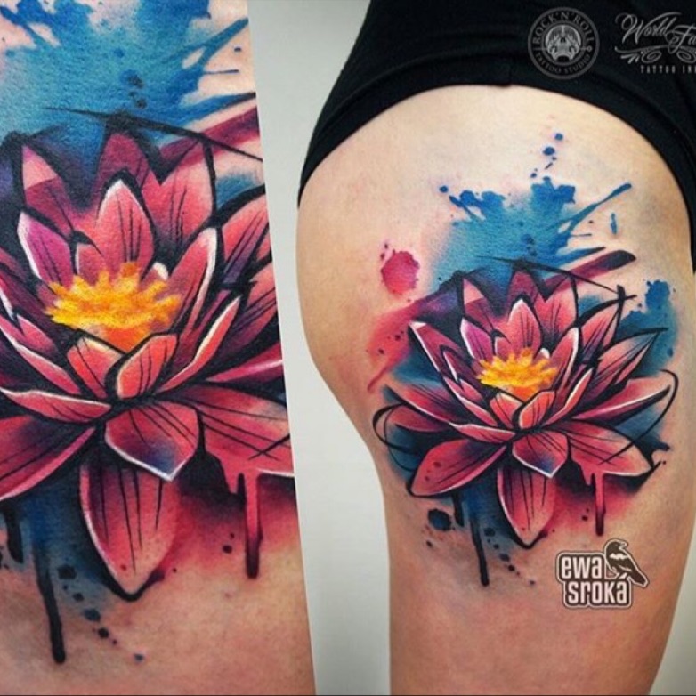 Tatuagem da Flor de Lótus