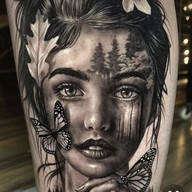 Black and Grey Tattoos