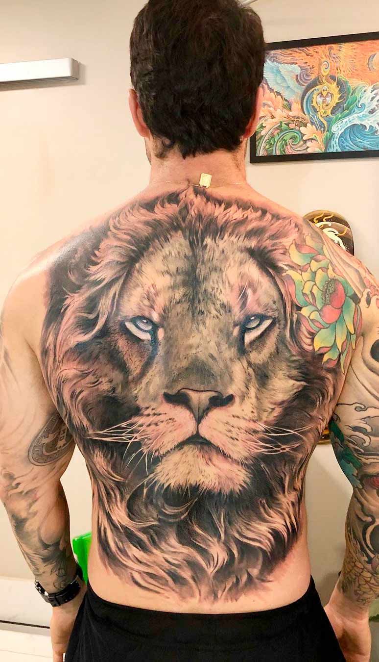 Tatuagem de Leão