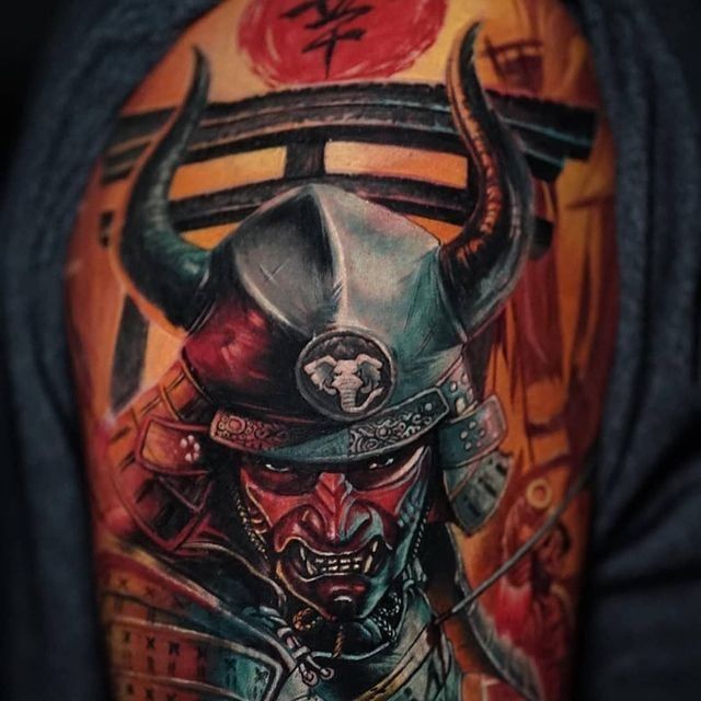 Tatuagem de Samurai