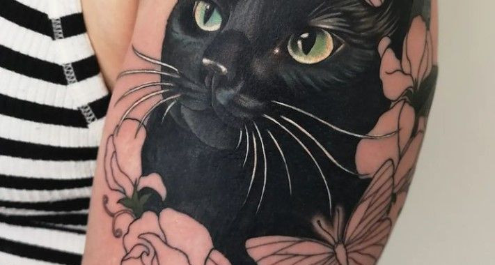 Black Cat Tattoos