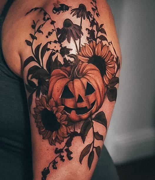 halloween tattoos for females
