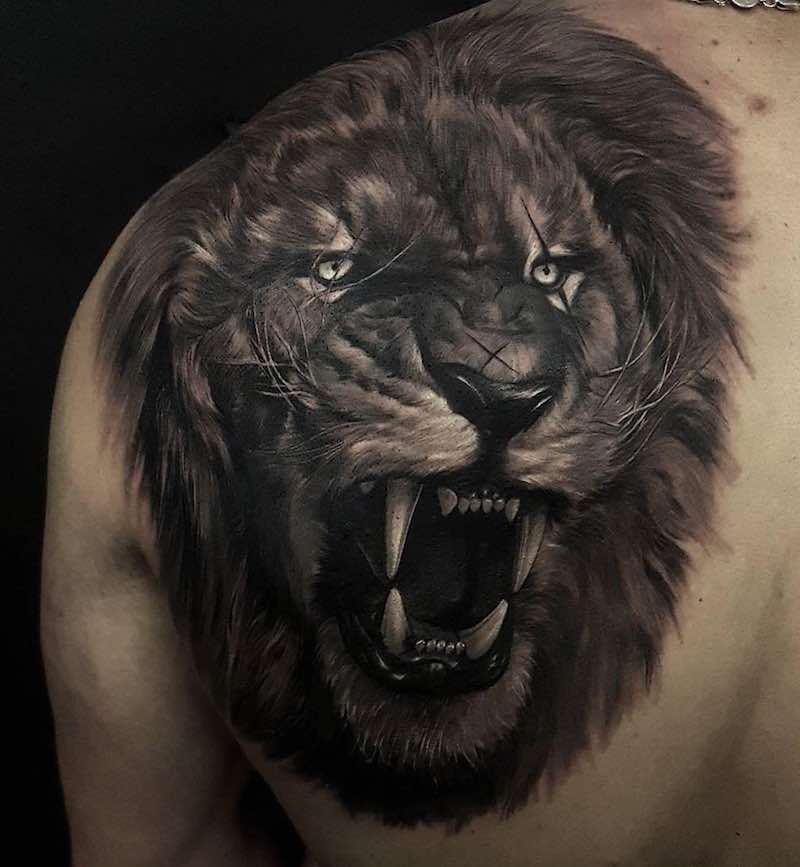 Tatuagem de Leão