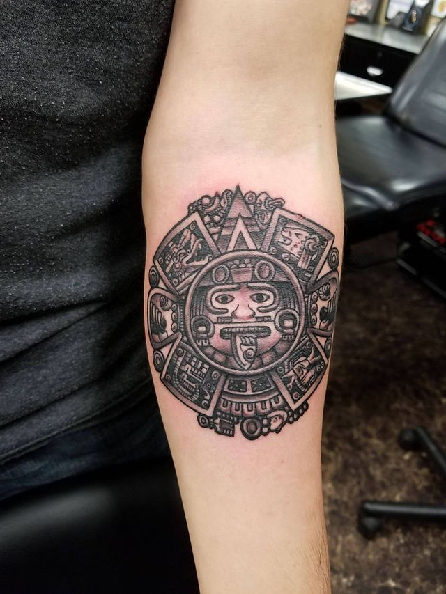aztec tattoo