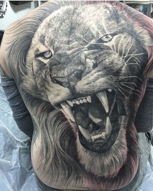 Tatuagem de Leão