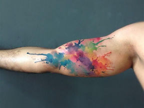 Tatuagens Coloridas Masculinas