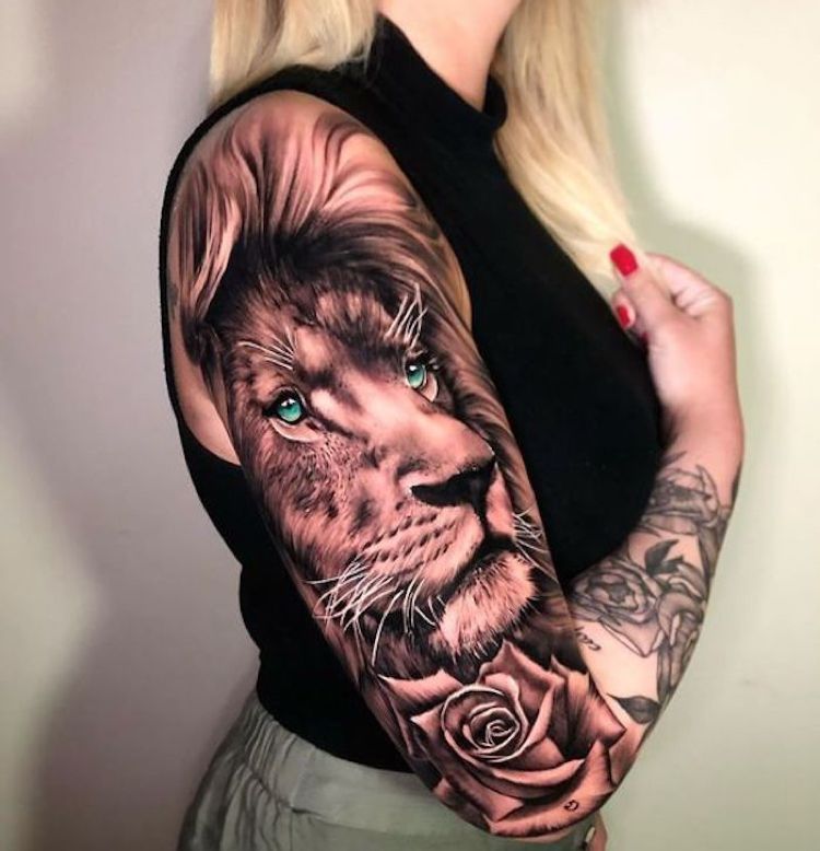 Tatuagem de Leão