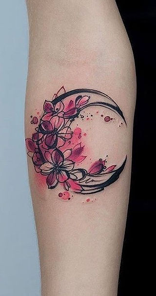 Moon Tattoo 