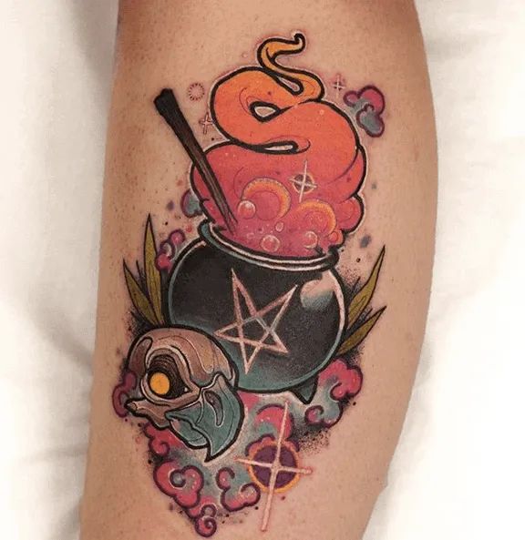 Halloween tattoo