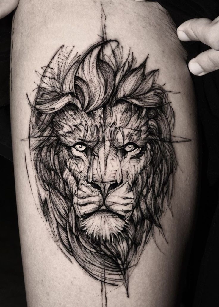 Tatuagem de Leão