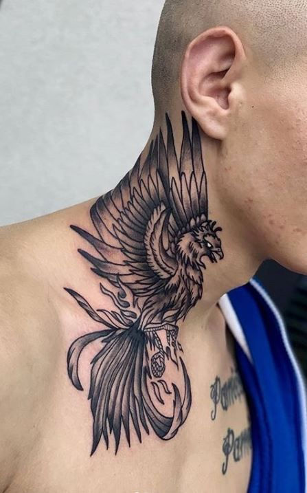 Neck Tattoos for Men