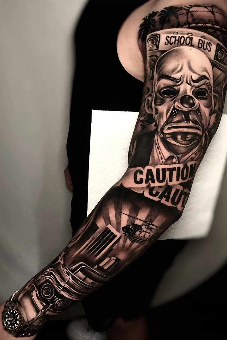 tatuagem-de-palhaco