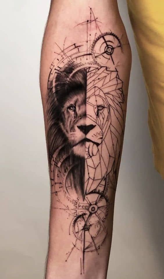 Tatuagem de Leão