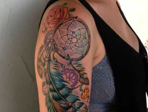 Tatuagem de apanhador de sonhos