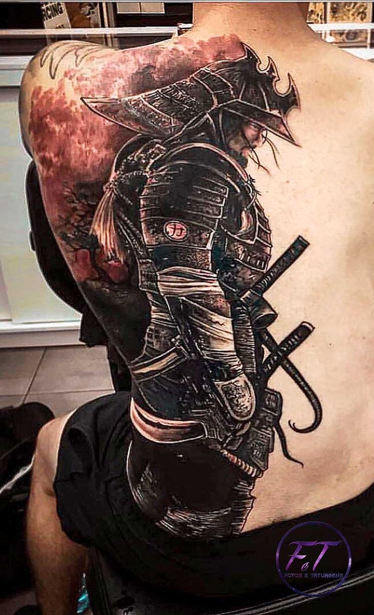 Tatuagem de Samurai