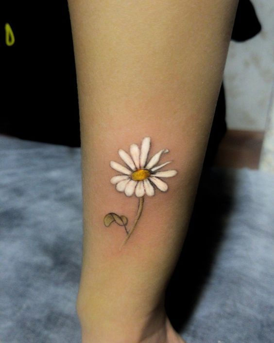 daisy tattoo