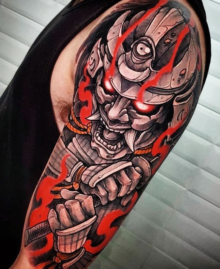 Tatuagem de Samurai