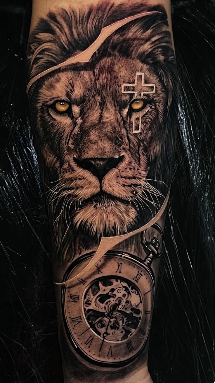Tatuagem de Leão