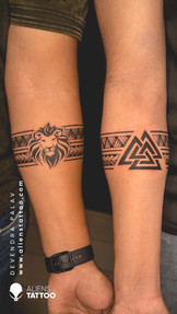 tatuagem viking valknut