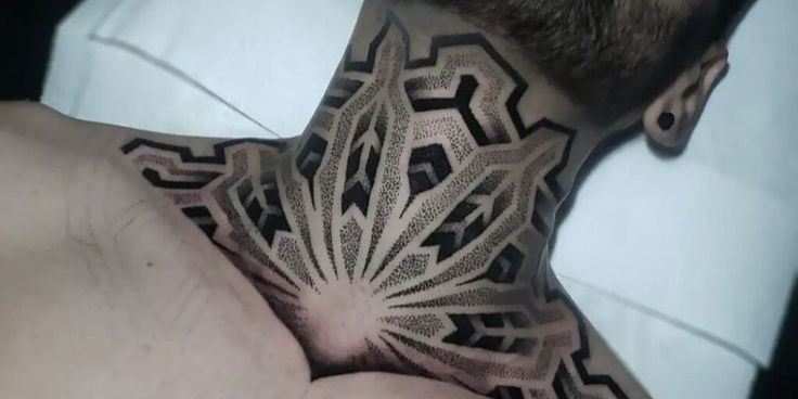 Neck Tattoos for Men