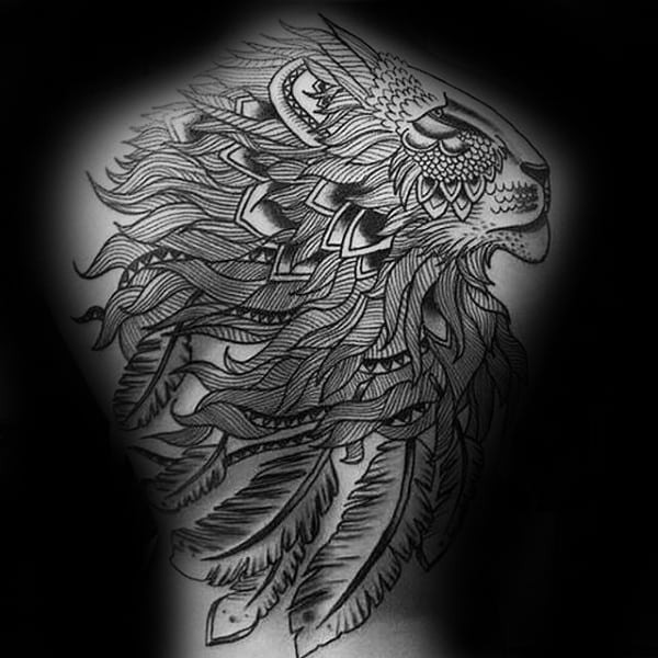 Tatuagem de Leão