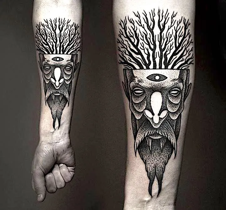 Tatuagem Blackwork