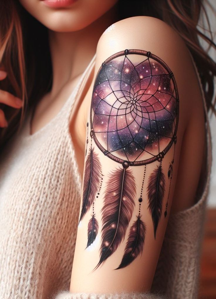 Tatuagem de apanhador de sonhos