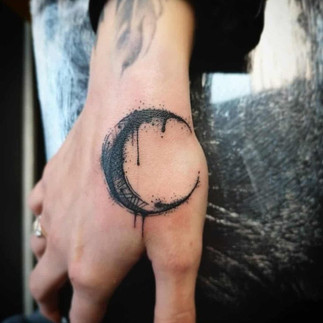 moon tattoo