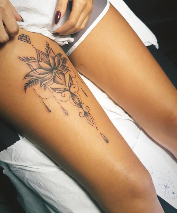imagem mostrando 53 Inspirações de Tatuagem na Coxa