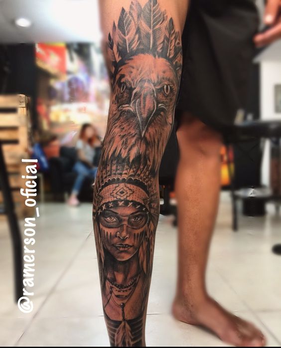imagem de Tatuagem na Canela