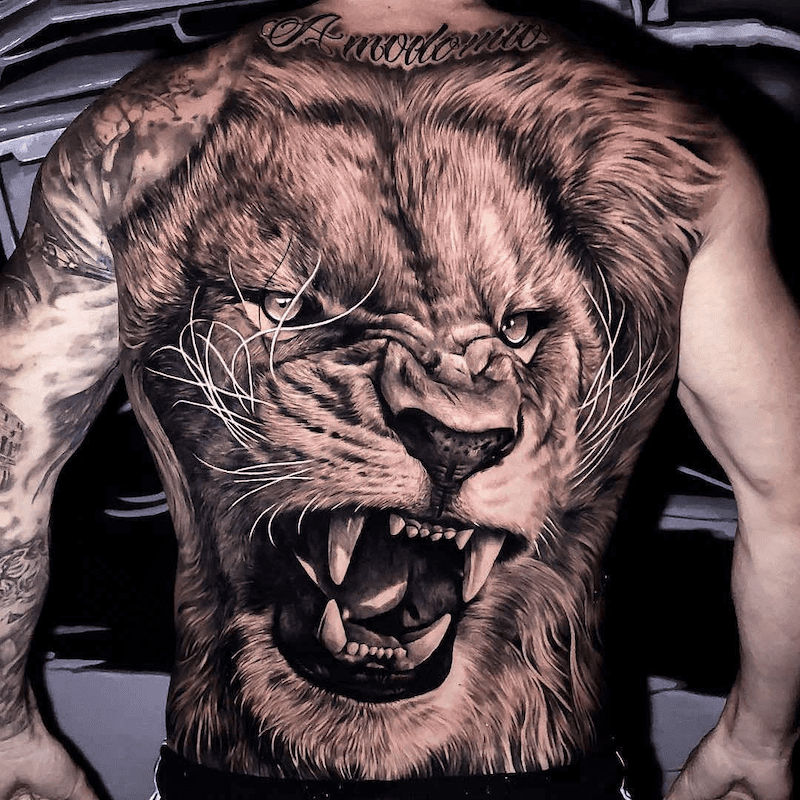Tatuagem de Leão