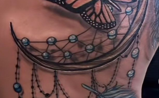 Tatuagem de apanhador de sonhos