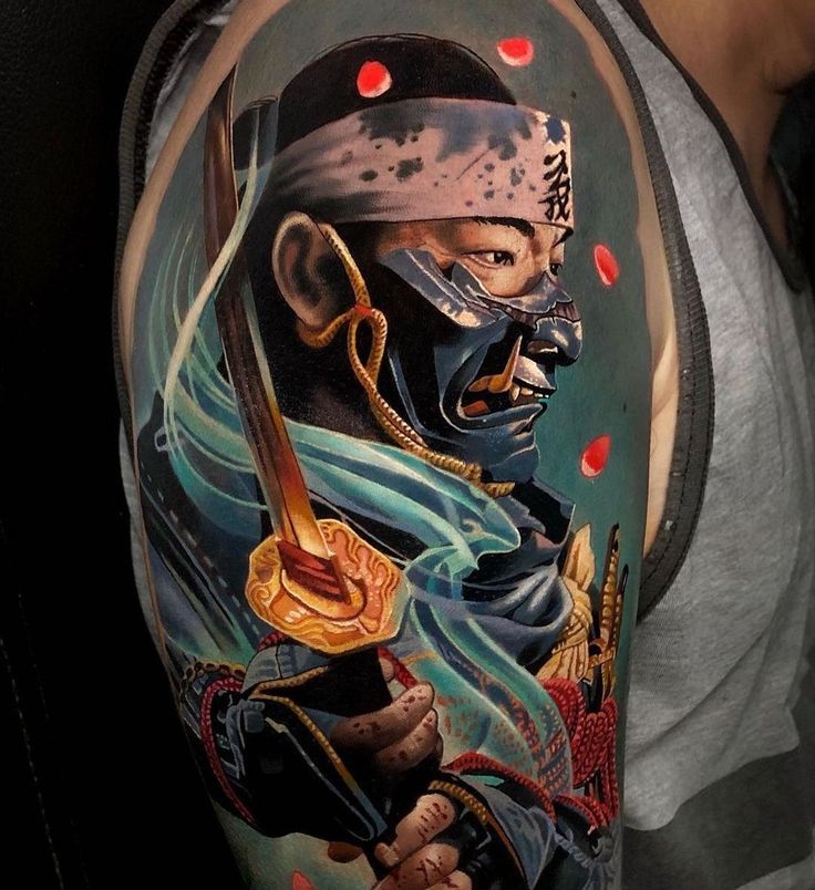 Tatuagem de Samurai