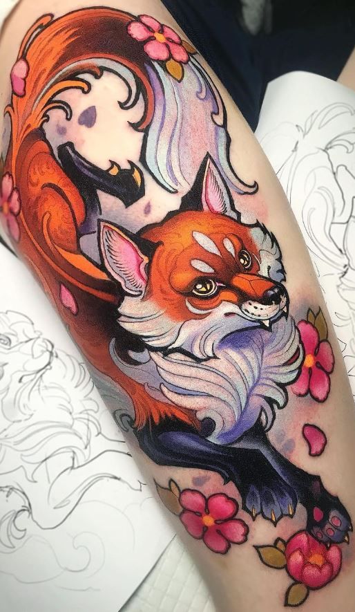 Tatuagem de Raposa
