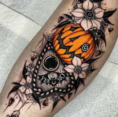 Halloween tattoo