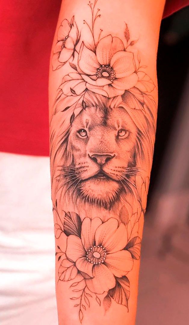 Tatuagem de Leão