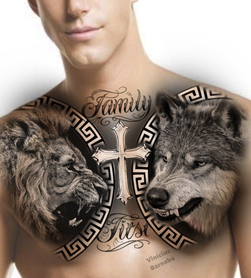 Tatuagem no Peito