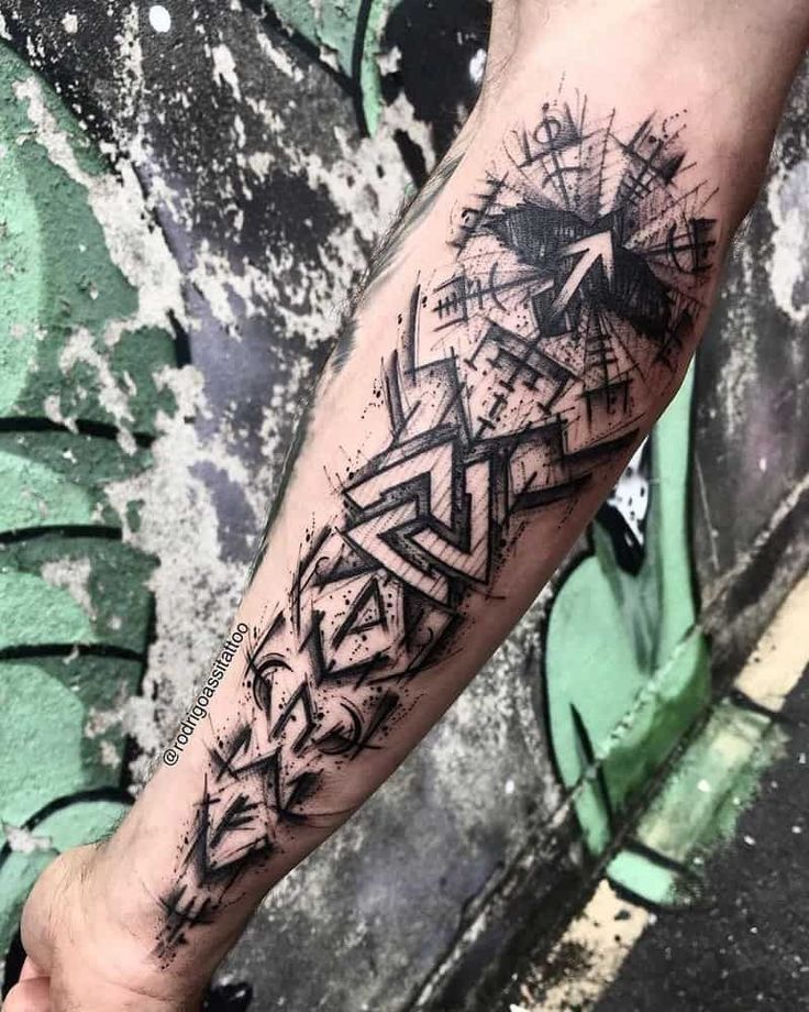 tatuagem viking valknut