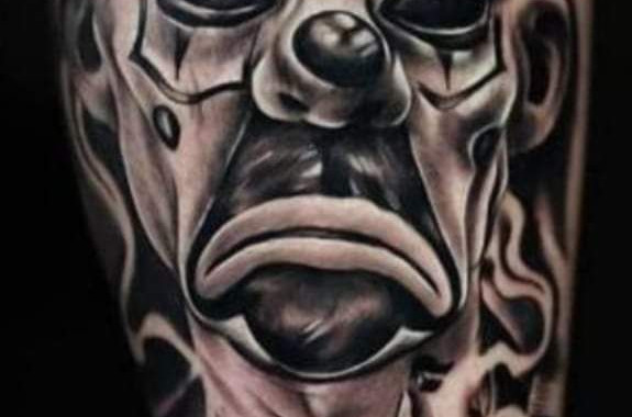 tatuagem-de-palhaco