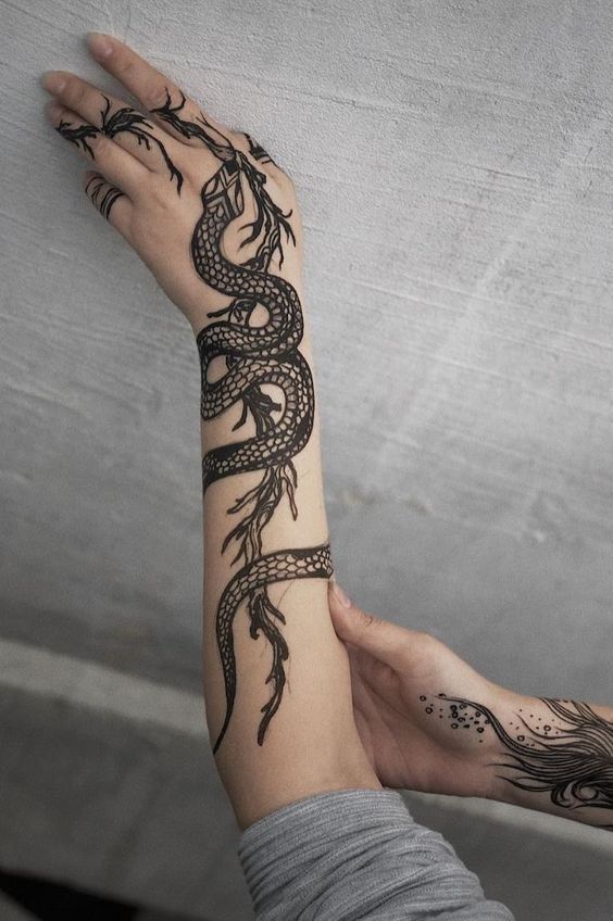 Snake tattoo