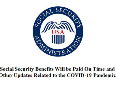 Social Security Benefits Other Updates Related to the COVID-19 Pandemic