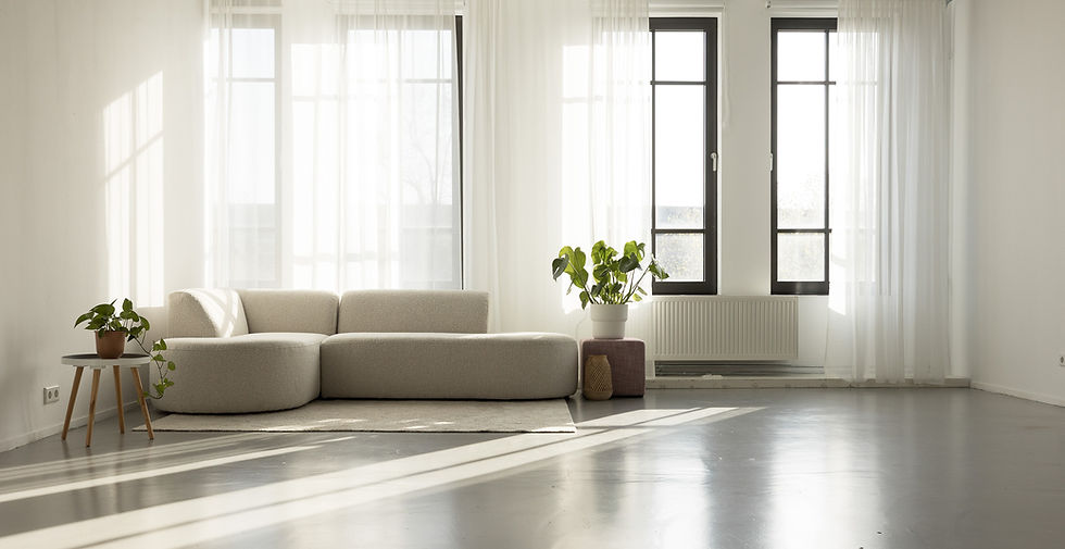 daglicht studio met veel natuurlijk licht