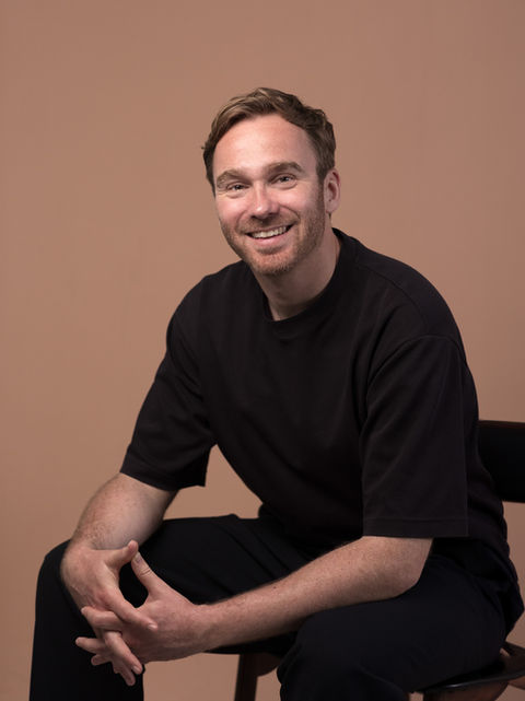 Man smiling for a portrait