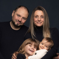 Family portrait at Panther Studios Amsterdam