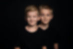 Portrait of two smiling brothers