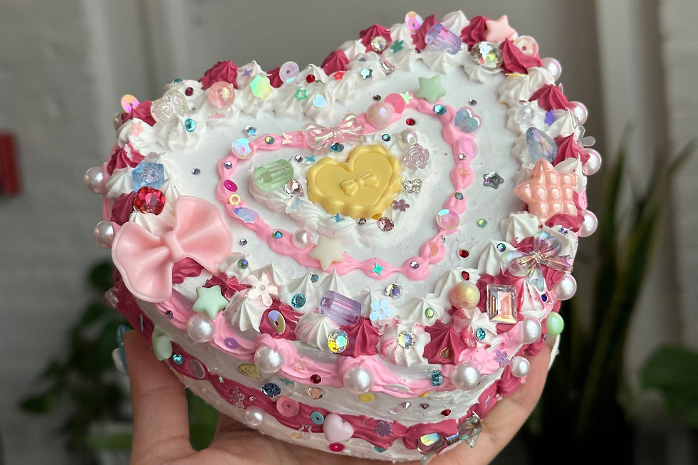 Heart Cake Decoden Night