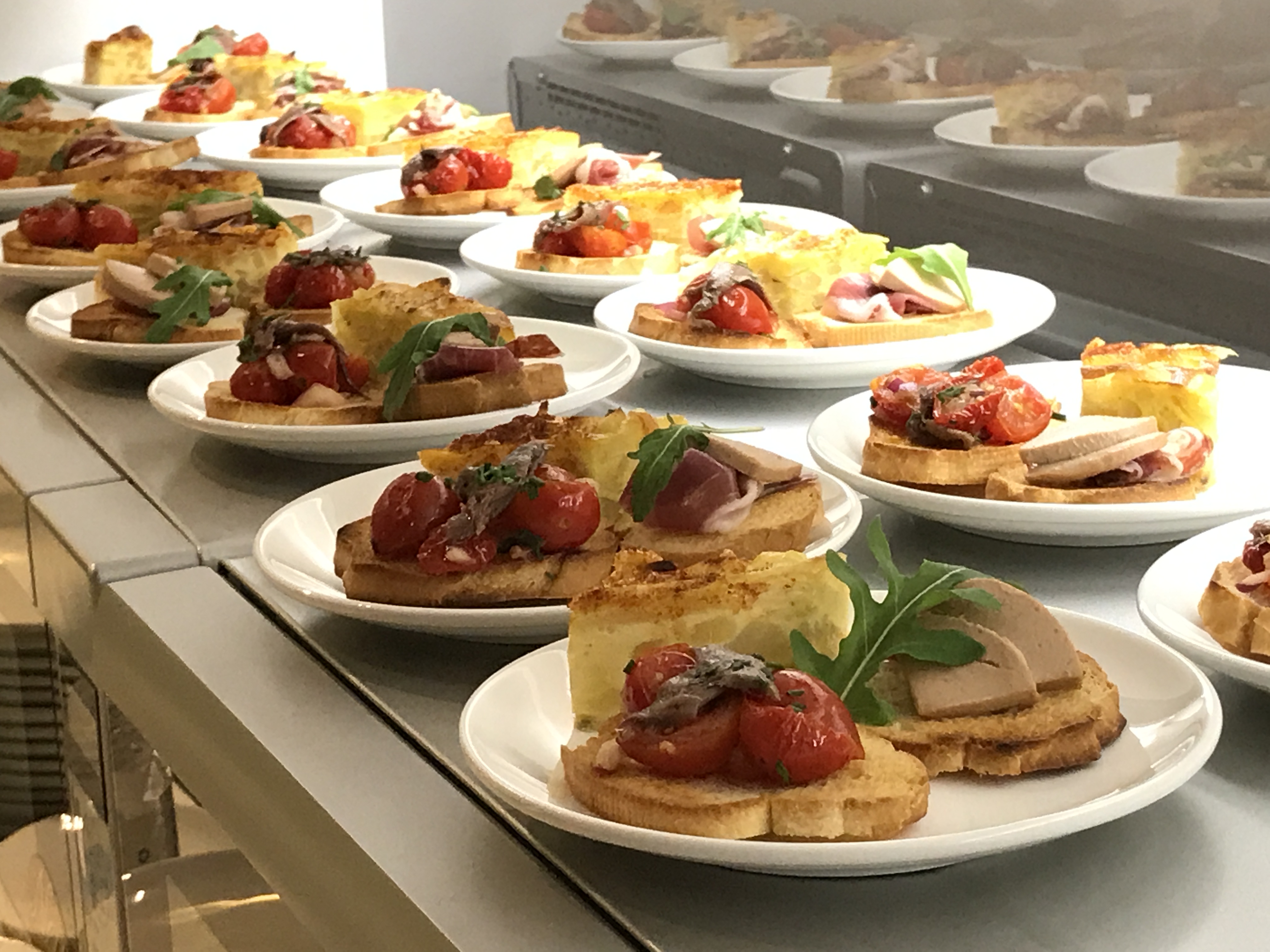 Spanish themed finger food