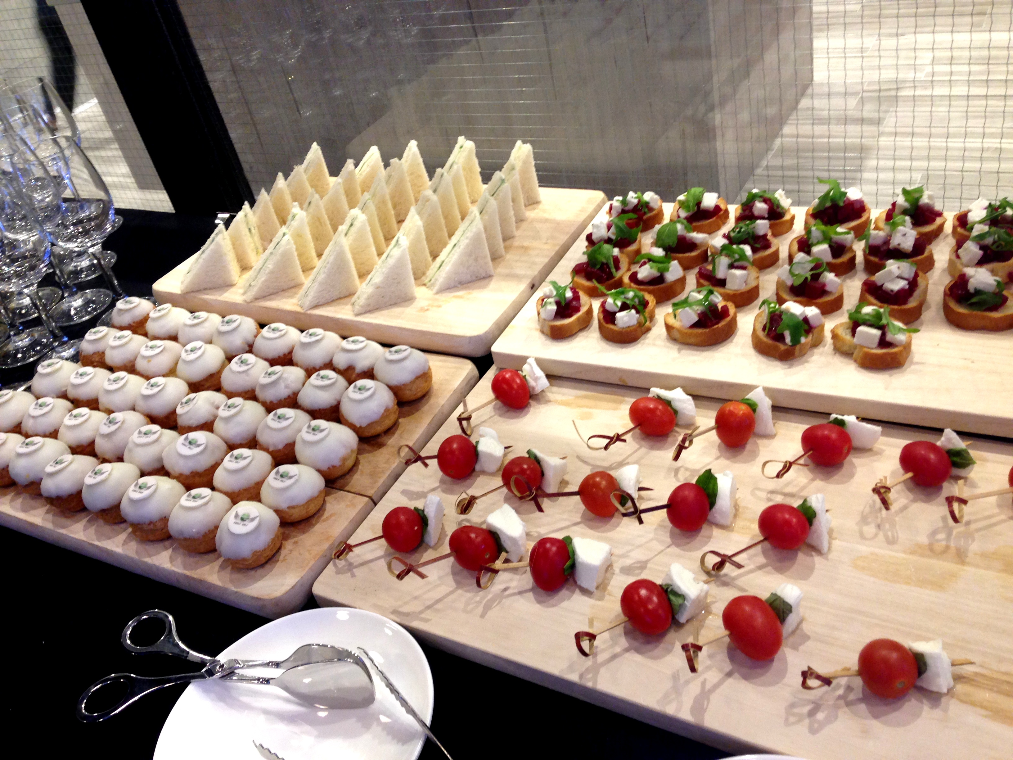 Grand opening catering for golf shop