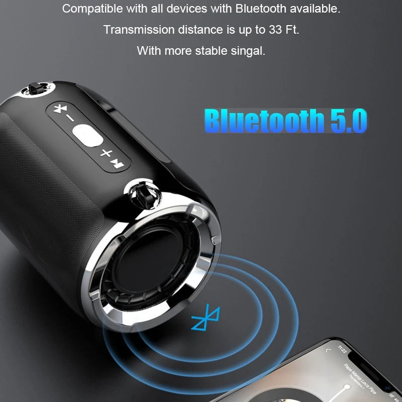 Thumbnail: Portable Anti-Fall Bluetooth Speaker with Subwoofer